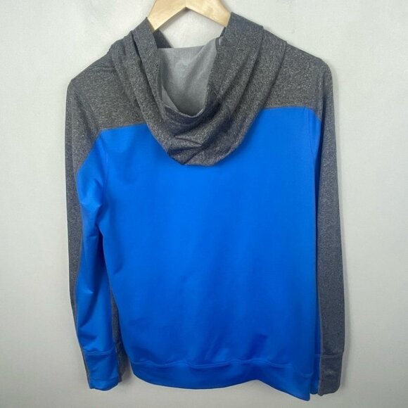 Under Armour Colorblock Hoodie Sweatshirt Size Medium Sweat Wicking Thumbholes M - Picture 3 of 9